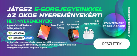 Júliusi e-sorsjegy akció