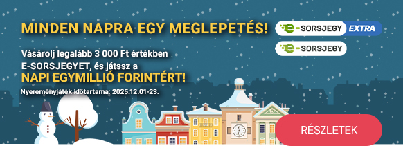 Adventi e-sorsjegy akció