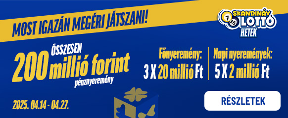 Áprilisi Skandináv lottó akció