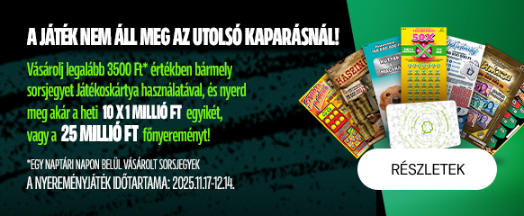 Novemberi sorsjegy akció